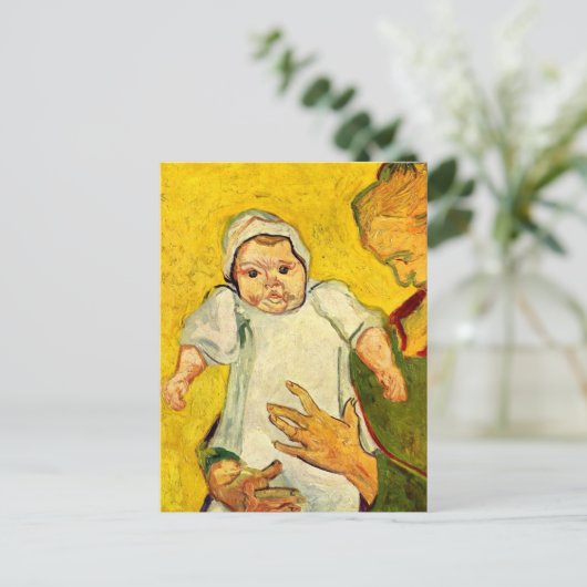 Van Gogh - Augustine Roulin en haar Baby Briefkaart (Staand voorkant)