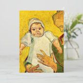 Van Gogh - Augustine Roulin en haar Baby Kaart (Staand voorkant)