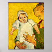 Van Gogh - Augustine Roulin en haar Baby Poster (Voorkant)
