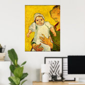 Van Gogh - Augustine Roulin en haar Baby Poster (Thuiskantoor)