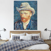 Van Gogh Auto-portret Canvas Afdruk (Insitu (Slaapkamer))