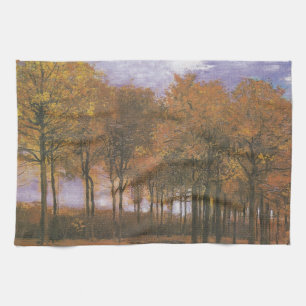 Van Gogh Autumn het Lot van de Bladeren van de Boo Theedoek