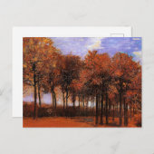 Van Gogh - Autumn Landschap Briefkaart (Voorkant / Achterkant)