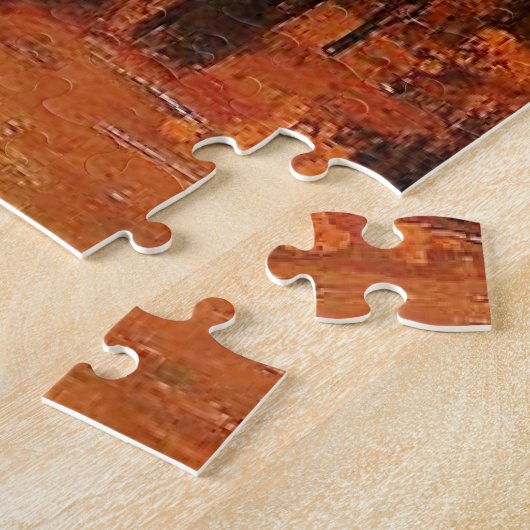 Van Gogh - Autumn Landschap Legpuzzel (Zijkant)