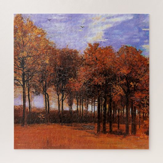 Van Gogh - Autumn Landschap Legpuzzel (Verticaal)