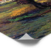 Van Gogh - Autumn landschap met vier bomen Poster (Hoek)