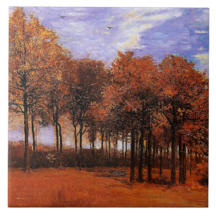 Van Gogh - Autumn Landschap Tegeltje