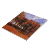 Van Gogh - Autumn Landschap Tegeltje (Zijkant)