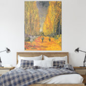 Van Gogh  Avenue in Arles Canvas Afdruk (Insitu (Slaapkamer))