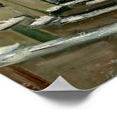 Van Gogh - Backyards in Antwerp in the Snow Poster (Hoek)