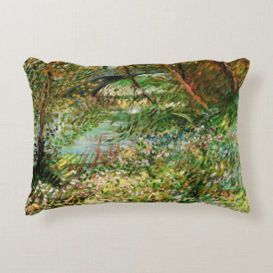 Van Gogh Banken van Seine Pont DE Clichy in de Decoratief Kussen