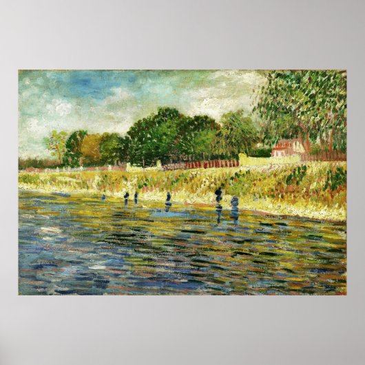 Van Gogh Banks of the Seine (F293) Fine Art Poster (Voorkant)