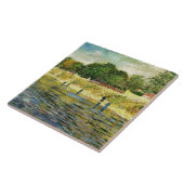 Van Gogh Banks of the Seine (F293) Fine Art Tegeltje (Zijkant)