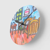 Van Gogh Bedroom mini  Ronde Klok (Hoek)