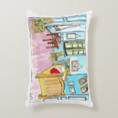 Van Gogh Bedroom tribute painting by me. Accent Kussen (Voorkant(Verticaal))