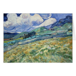 Van Gogh bergachtig landschap van Saint-Remy