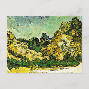 Van Gogh - Berglandschap in Saint-Remy Briefkaart