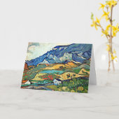 Van Gogh - Berglandschap Les Alpilles Kaart (Gele Bloem)