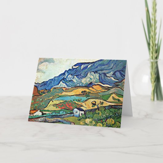 Van Gogh - Berglandschap Les Alpilles Kaart (Voorkant)