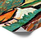 Van Gogh - Berglandschap Les Alpilles Poster (Hoek)