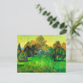 Van Gogh beroemd schilderij, De tuin van de dichte Briefkaart (Staand voorkant)