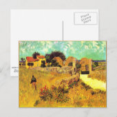 Van Gogh beroemd schilderij, Farmhouse in Provence Briefkaart (Voorkant / Achterkant)