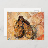 Van Gogh beroemd schilderij, Shoes, Briefkaart (Voorkant / Achterkant)