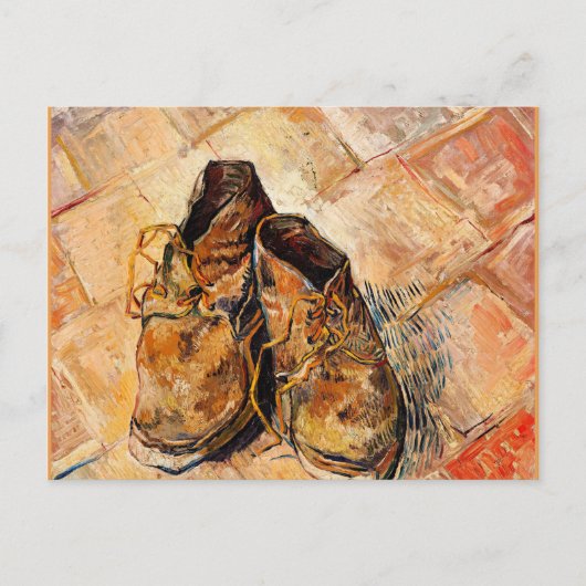 Van Gogh beroemd schilderij, Shoes, Briefkaart (Voorkant)