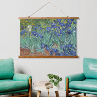 Van Gogh beroemde blauwe irissen bloemenschilderij