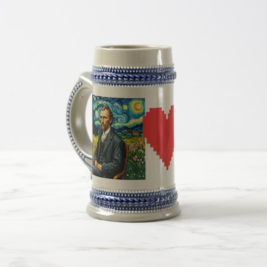 Van Gogh ♡ Bierpul (Voorkant links)