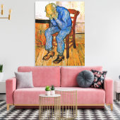 Van Gogh - Bij de poort van de eeuwigheid Canvas Afdruk (Insitu (Woonkamer))