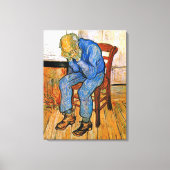 Van Gogh - Bij de poort van de eeuwigheid Canvas Afdruk (Voorkant)