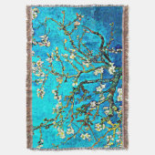 Van Gogh - Bijkantoren met amandelbloesems Deken (Voorkant Verticaal)