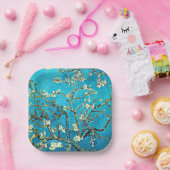 Van Gogh - Bijkantoren met amandelbloesems Papieren Bordje (Feest)