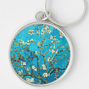 Van Gogh - Bijkantoren met amandelbloesems Sleutelhanger