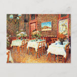 Van Gogh - Binnenste restaurant Briefkaart<br><div class="desc">Interior of a Restaurant,  beroemd schilderij van Vincent van Gogh,  1887</div>