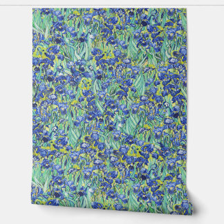 Van Gogh Blauwe Irissen Patroon Behang