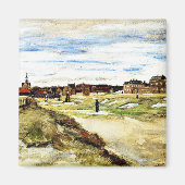 Van Gogh - Bleekterrein in Scheveningen, Magneet (Voorkant)