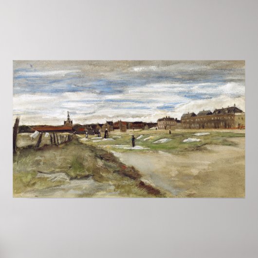 Van Gogh - Bleekveld bij Scheveningen Poster (Voorkant)