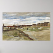 Van Gogh - Bleken grond in Scheveningen Poster (Voorkant)