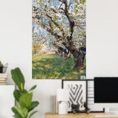 Van Gogh Bloeiende Abrikozenbomen Poster (Thuiskantoor)