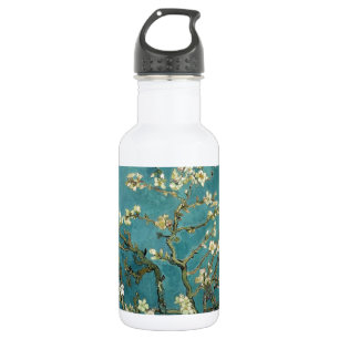 Van Gogh - Bloeiende amandelboom Waterfles