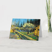 van gogh - Bloeiende boomgaard, Kaart (Voorkant)