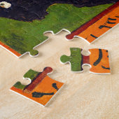 Van Gogh bloeiende krottenboom na Hiroshige Legpuzzel (Zijkant)