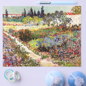 Van Gogh bloeiende tuin in Arles Floral Fine Art Flyer (Enkel)