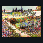 Van Gogh bloeiende tuin in Arles Floral Fine Art Foto Afdruk<br><div class="desc">Vincent Van Gogh die bloeiende tuin in Arles with Path Fine Art Vincent Willem van Gogh was een postpressionistische schilder wiens werk een verreikende invloed had op de kunst van de 20e eeuw. Zijn productie omvat portretten, zelfportretten, landschappen en nog steeds levenden van cypersen, bloemenvelden, bloeiende bomen, tuinen, tarwevelden en...</div>