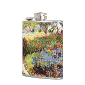 Van Gogh bloeiende tuin in Arles Floral Fine Art Heupfles (Links)