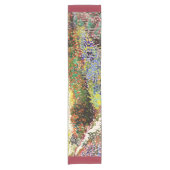 Van Gogh bloeiende tuin in Arles Floral Fine Art Korte Tafelloper (Voorkant)