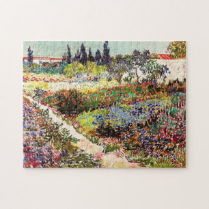 Van Gogh bloeiende tuin in Arles Floral Fine Art Legpuzzel