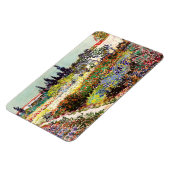 Van Gogh bloeiende tuin in Arles Floral Fine Art Magneet (Linkerzijde)